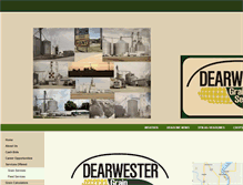 Tablet Screenshot of dearwestergrain.com
